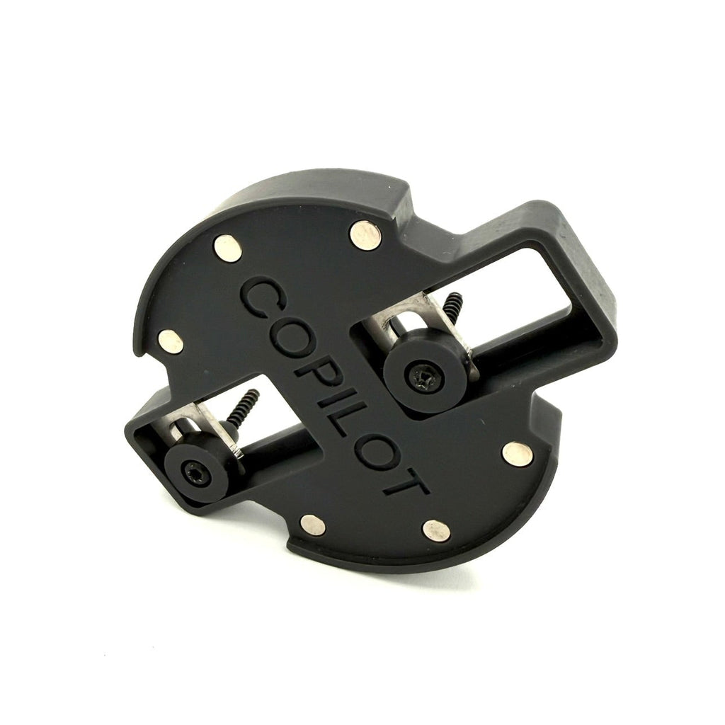 Copilot 2 universal adapter plate with fasteners. On a white background