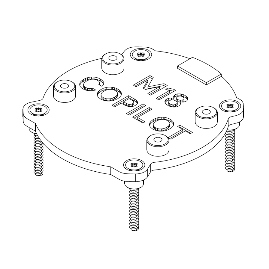 Custom fitted Copilot adapter plate for the M18